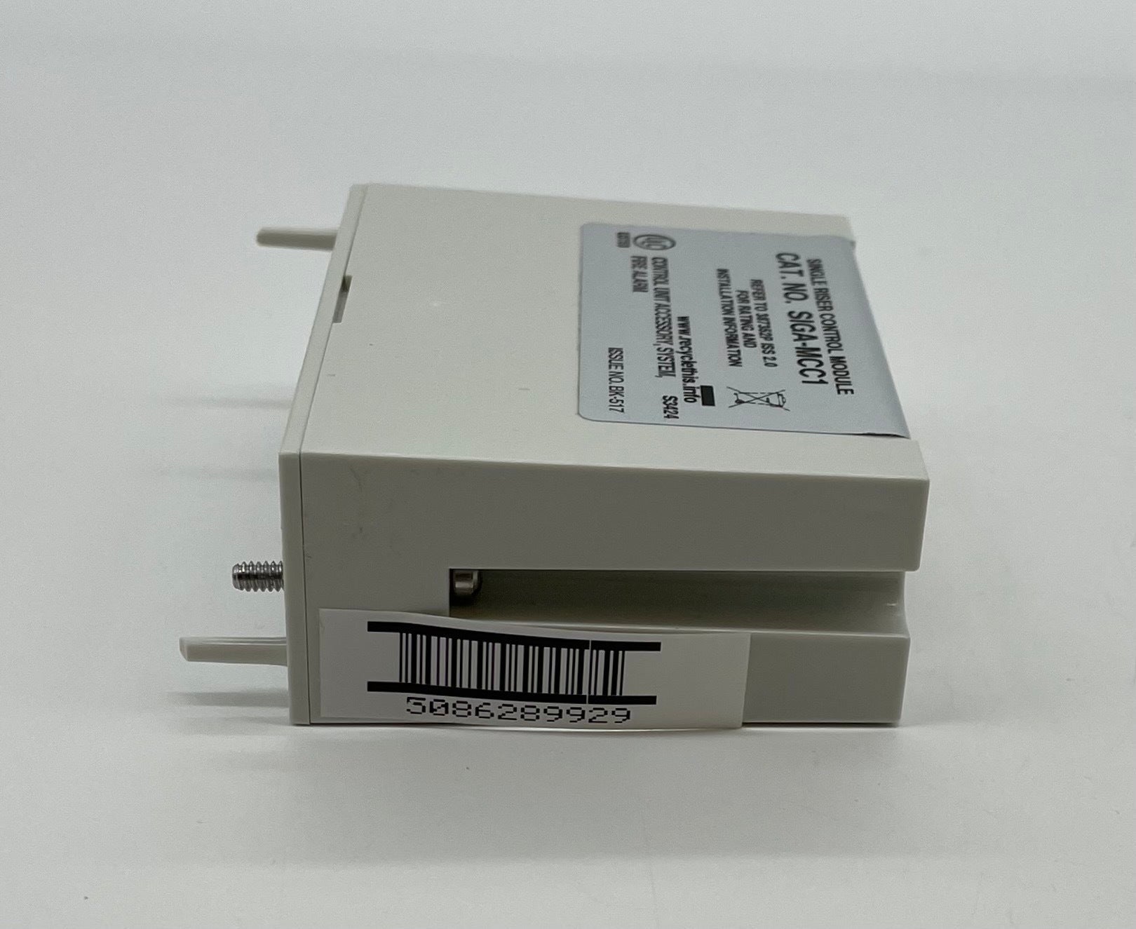 Edwards SIGA-MCC1 module for industrial systems, shown in image with technical components and connectors.