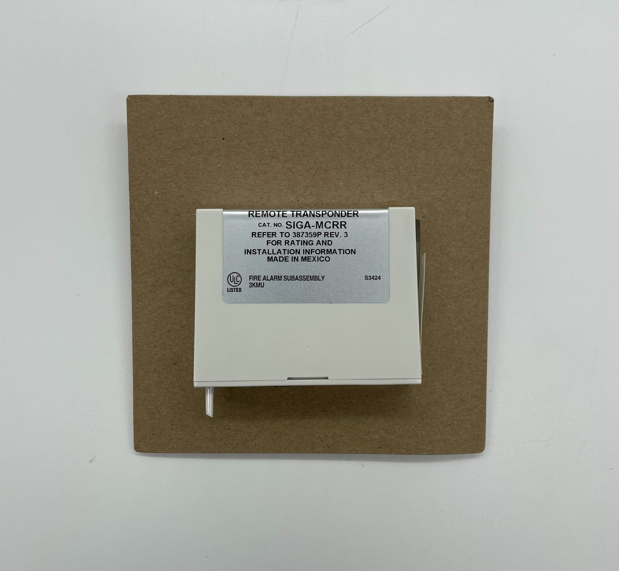 Edwards SIGA-MCRR module from JEM Systems Canada, showcasing industrial control equipment with detailed connectors and components.