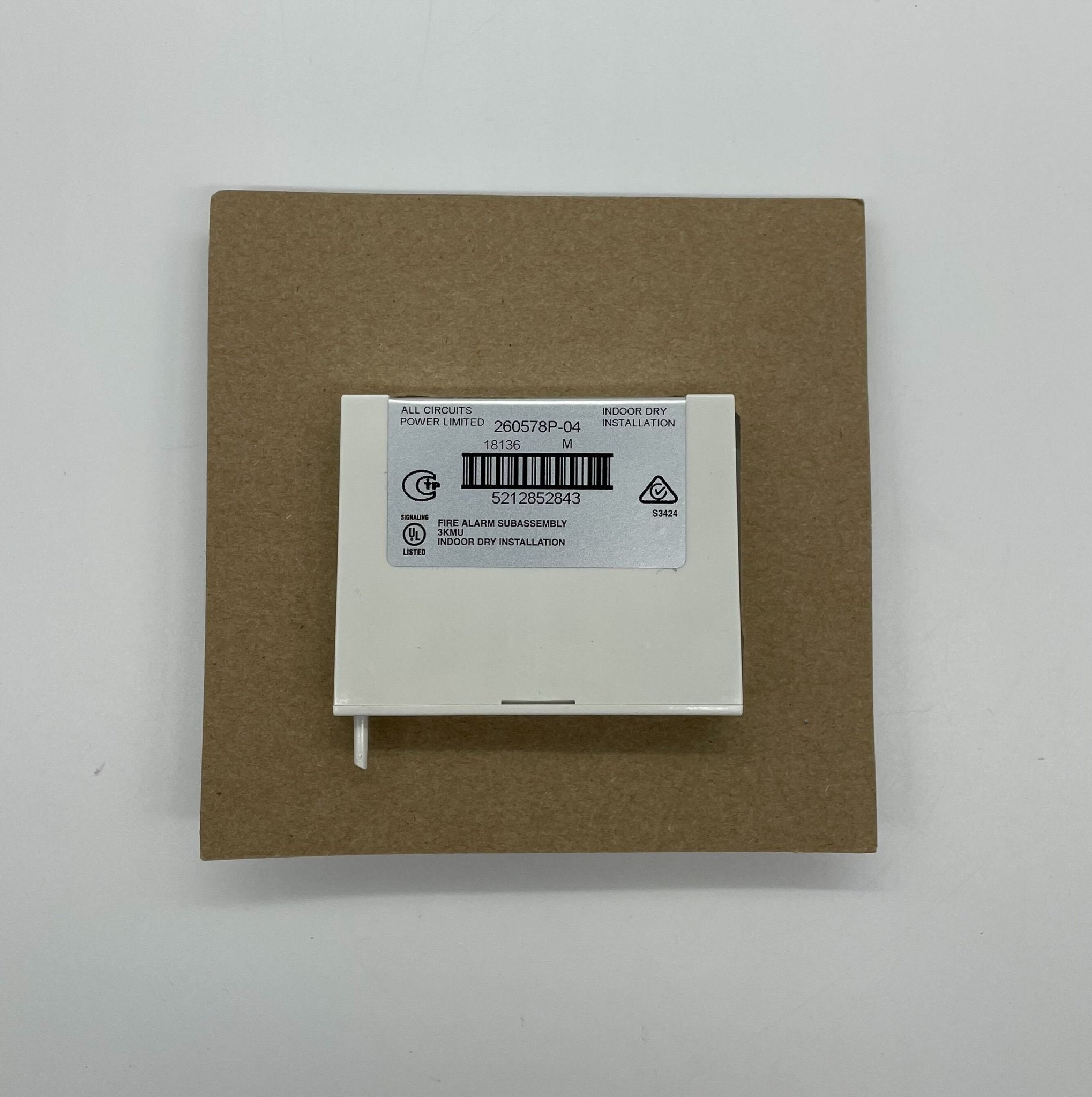 Edwards SIGA-MCRR module for Jem Systems, featuring compact design and connection ports, used in industrial control systems.