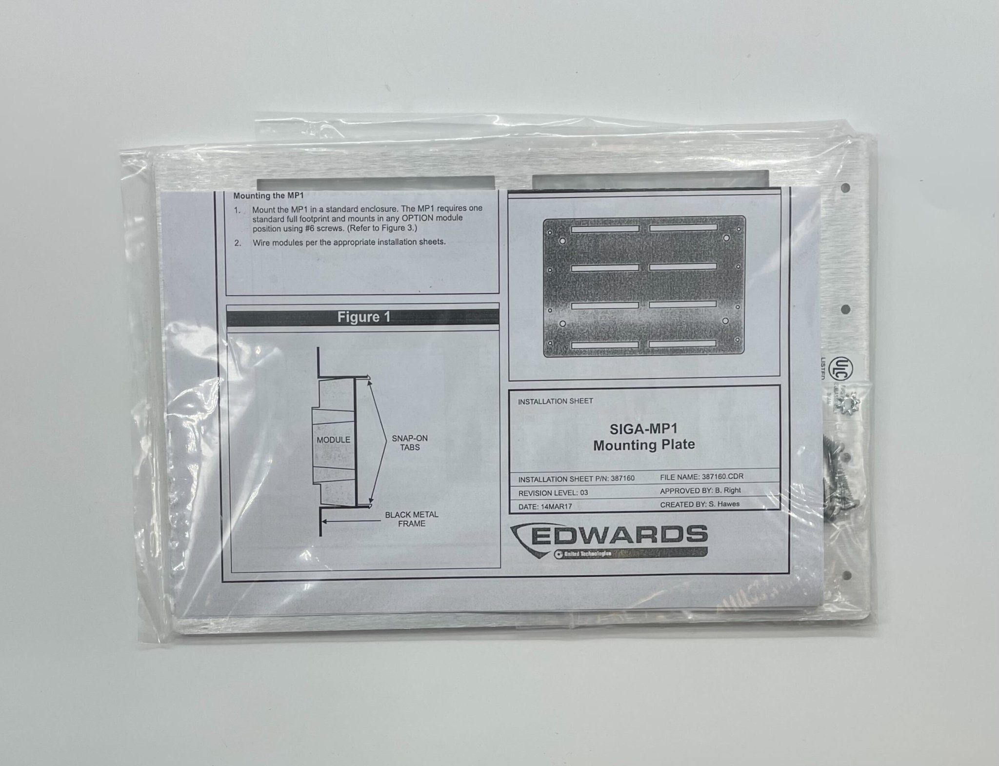 Edwards SIGA-MP1 modules by Jem Systems Canada, featuring compact industrial modules with multiple connection ports and a sleek design.