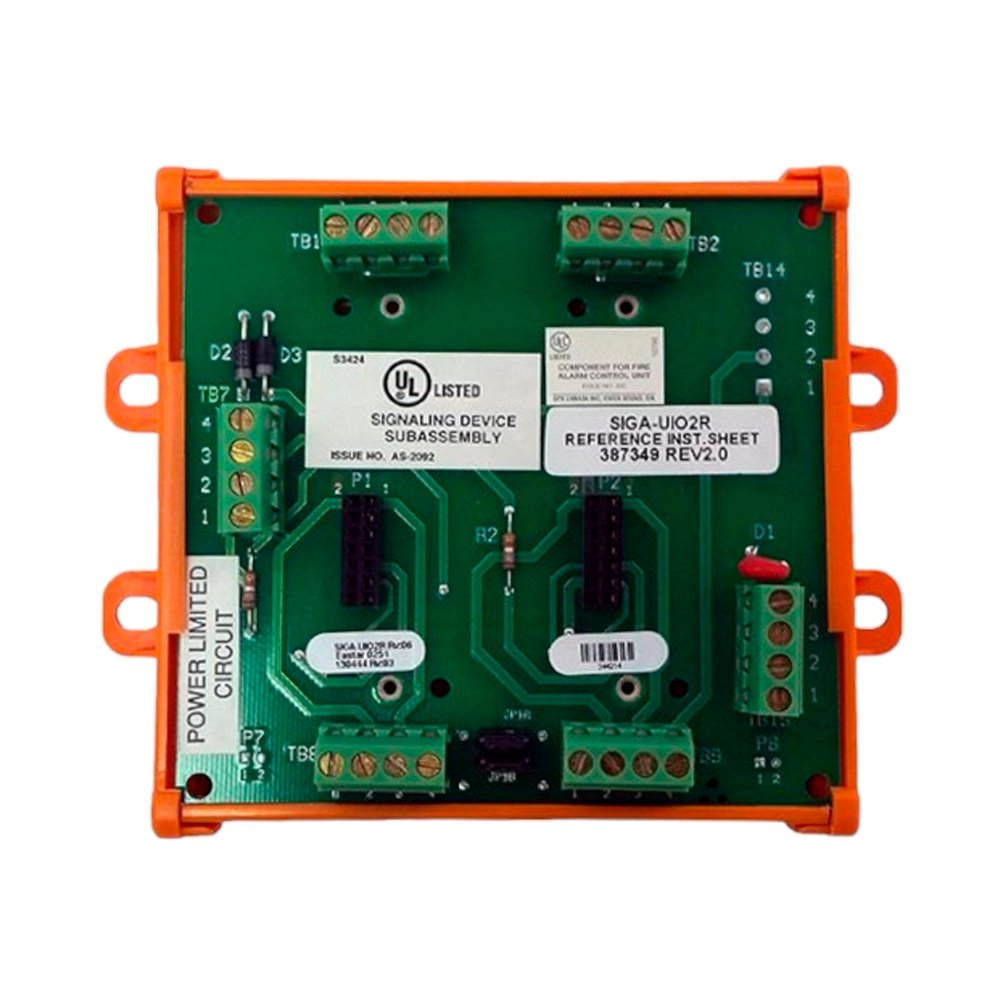 Edwards SIGA-UIO2R industrial gas analyzer with digital display and control panel, mounted on a white background.
