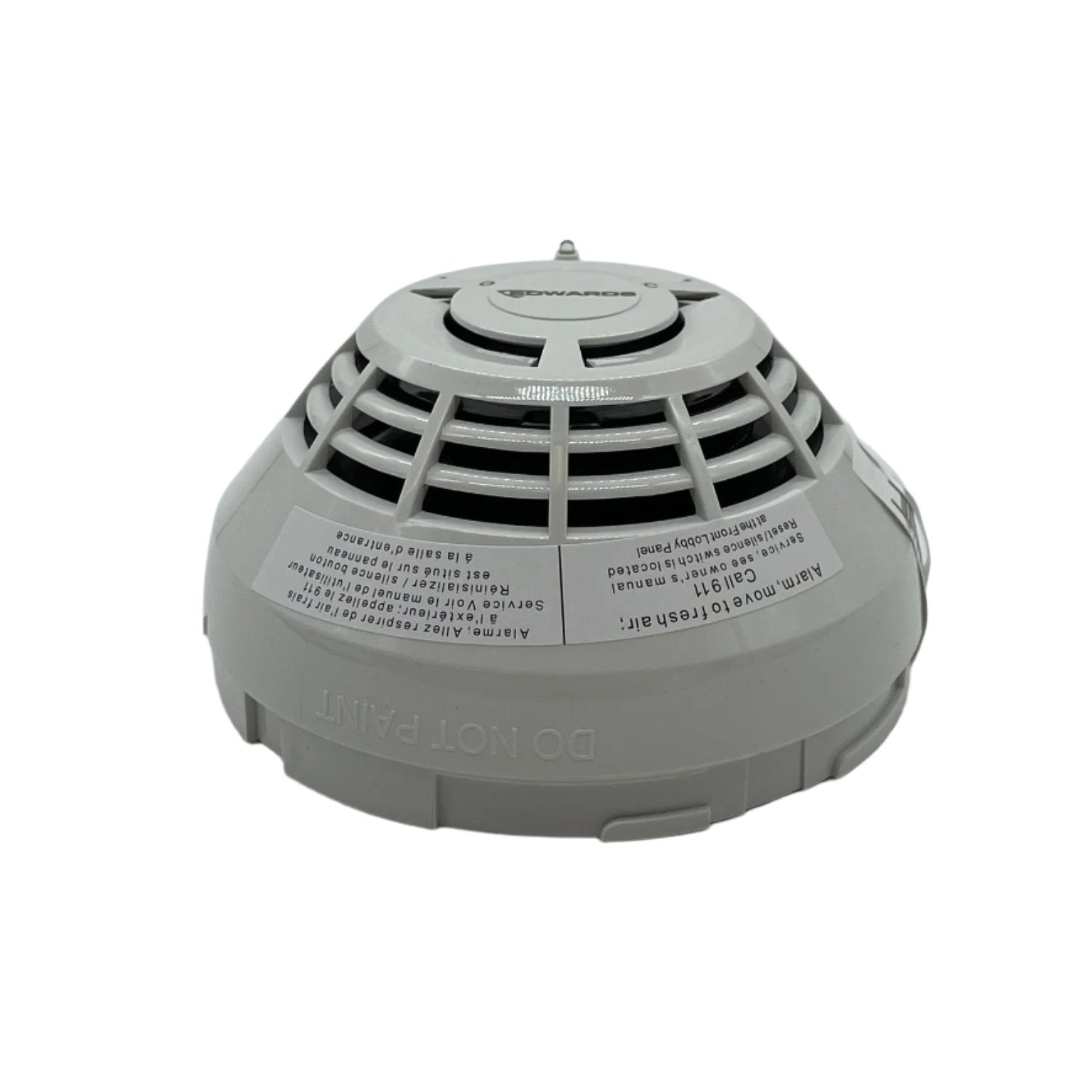 Edwards SIGA-OSCD multi-criteria detector with sensors and electronic components, used for safety and monitoring applications.