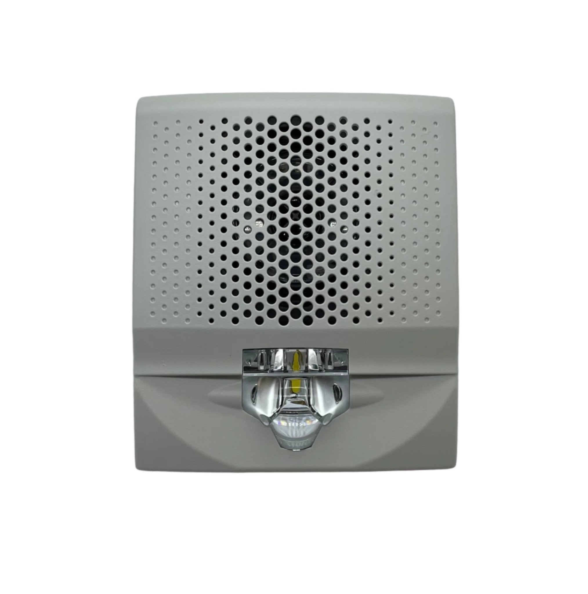 Edwards G4SVWN fire alarm with Jem Systems Canada branding, showing its sleek white sensor and mounting bracket.