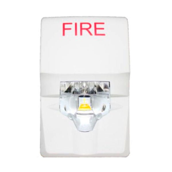 Edwards G1VWF fire alarm device with digital display, mounted on a wall, designed for building safety and emergency alert systems.