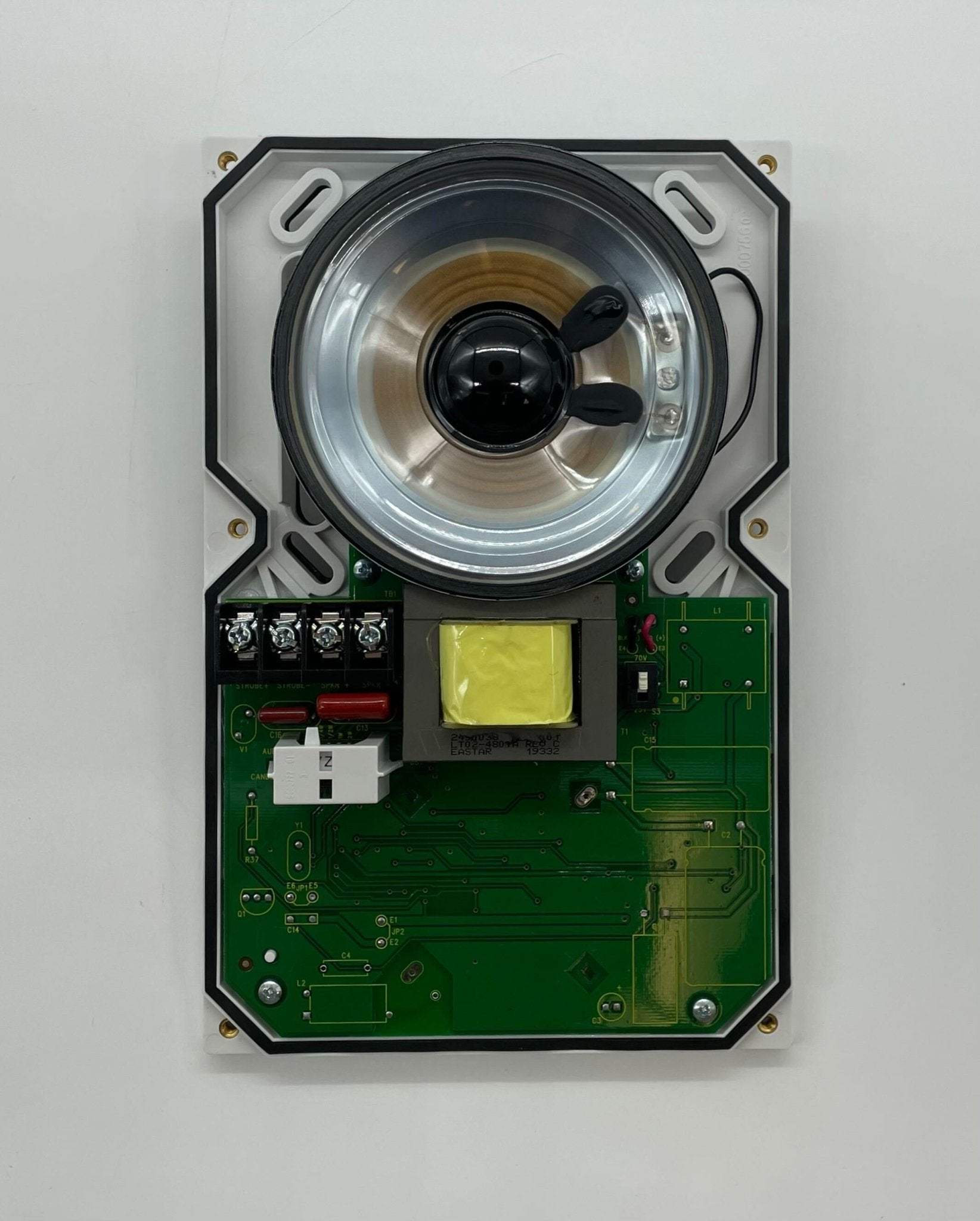 Edwards WG4WA-S speaker with black enclosure and mounting brackets, designed for professional audio installation.