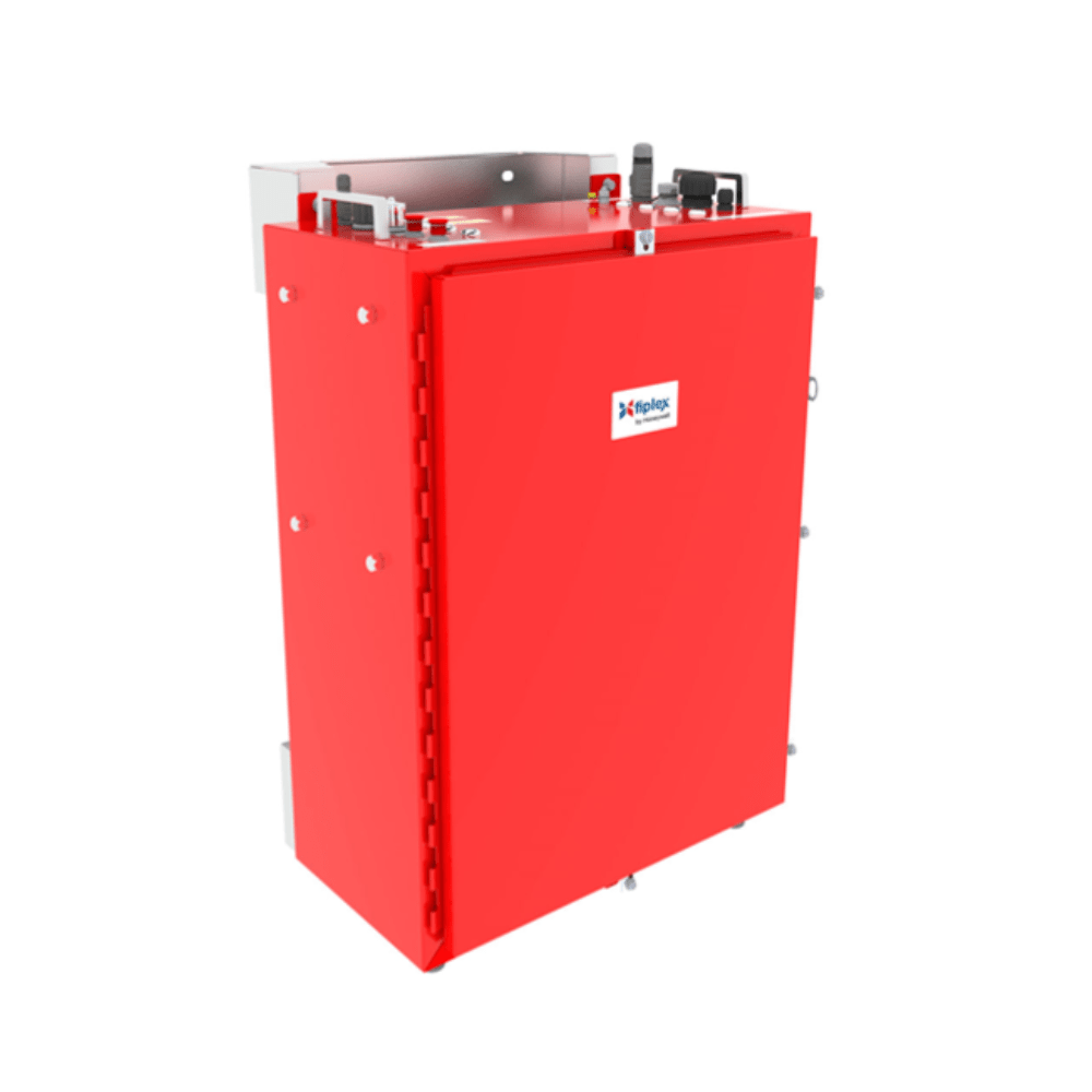 Fiplex by Honeywell fire alarm device HONBDA-D-7S37A, safety equipment with alert features, mounted on wall.