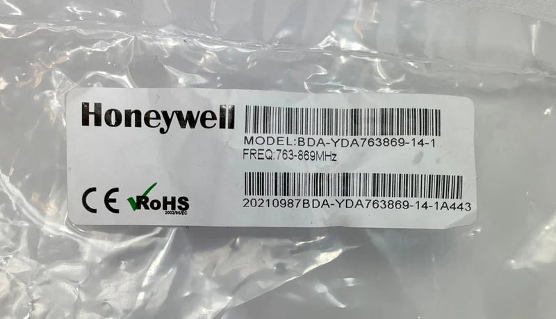 Fiplex by Honeywell BDA-YDA763869-14-1 communication device with multiple ports and connectors, installed on a panel.