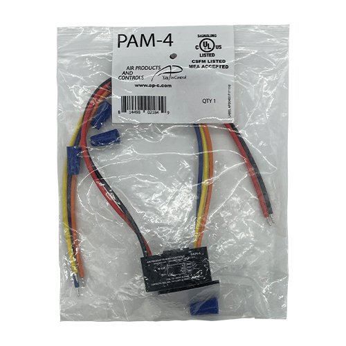 Fire-Lite Firelite PAM-4 alarm control panel with keypad and display for fire detection and alarm management.