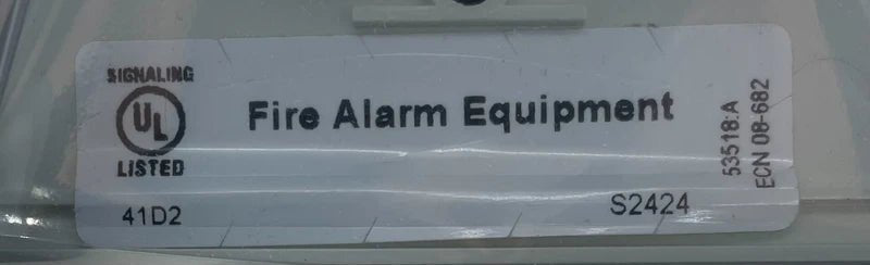 Firelite RZA-5F fire alarm control panel with Jem Systems Canada branding, showing front view with display and control buttons.