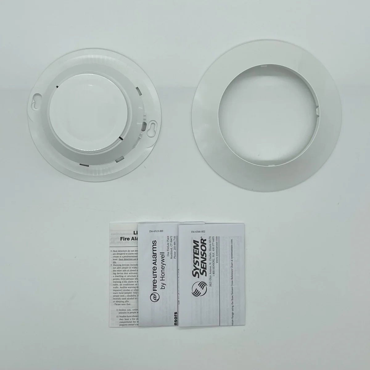 Fire-Lite Firelite SD365 smoke detector with Jem Systems Canada branding, mounted on a ceiling.