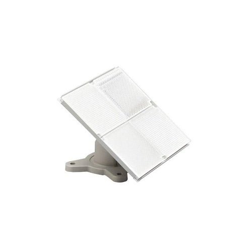 Fireray 5000-007 fire alarm sensor with ULC certification, mounted on a wall in a commercial building setting.