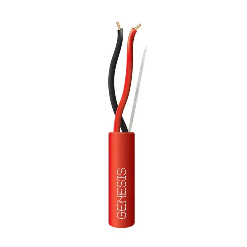 Genesis fire alarm sensor with UL certification, mounted on a ceiling, designed for reliable smoke detection and safety.