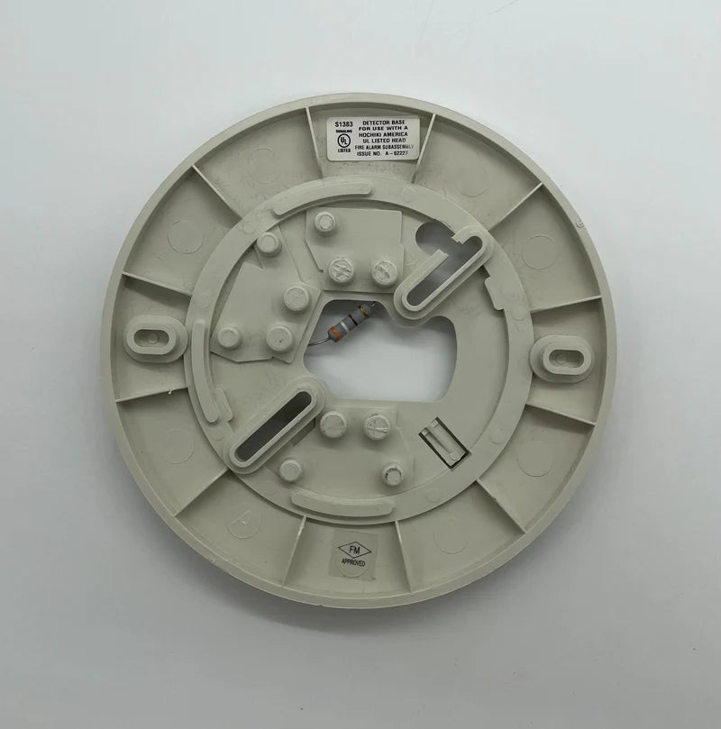Hochiki NS6-221 fire alarm sensor with white casing, designed for fire detection and safety systems.