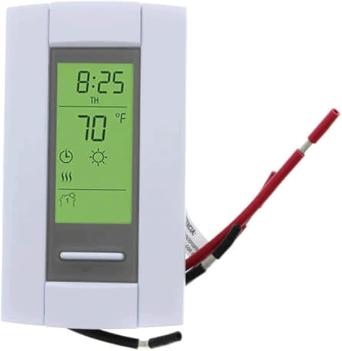 Resideo fire alarm sensor with ULC certification, white plastic housing, and test button for residential safety systems.