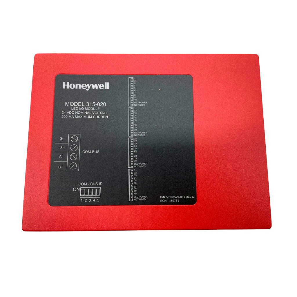 Honeywell 315-020 Jem Systems Canada electronic component in a white casing with wiring and connectors visible