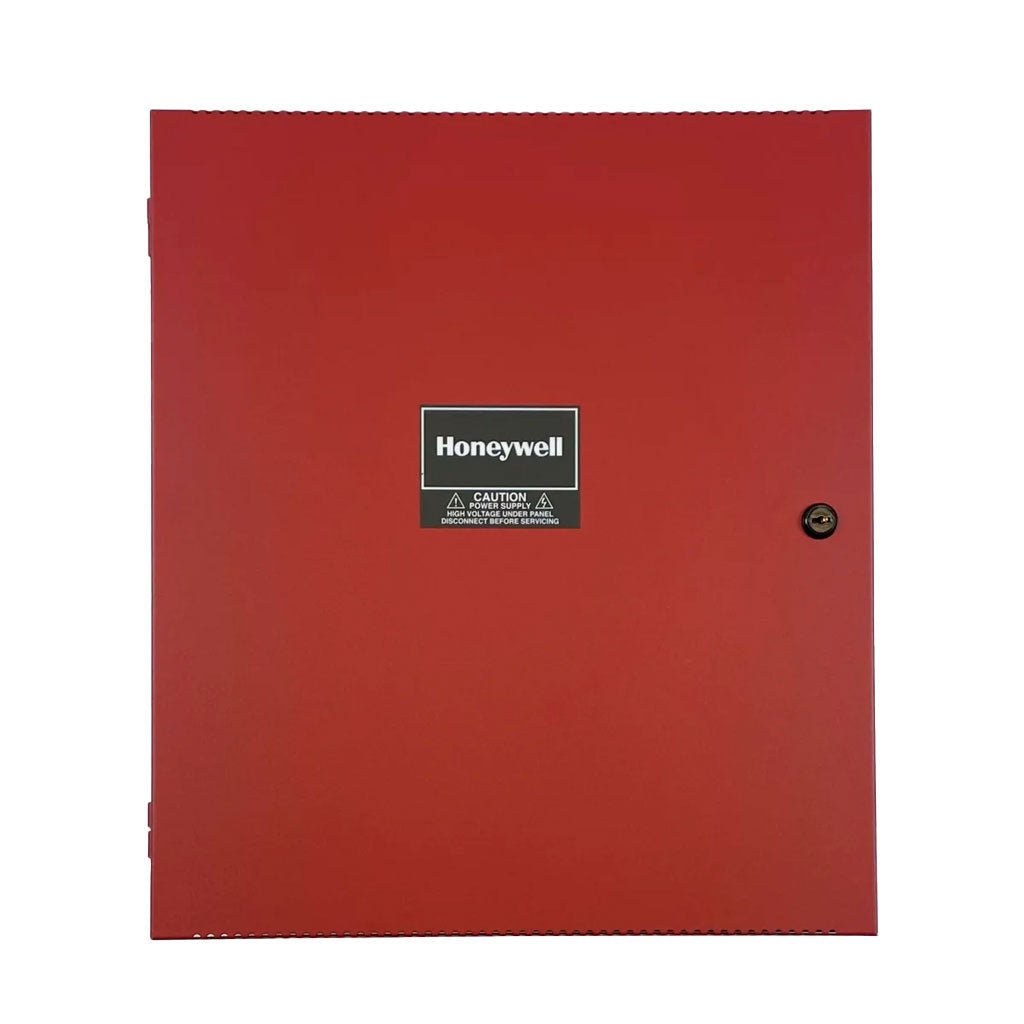 Honeywell HPFF12 air filter showing white pleated filter media and frame for HVAC filtration system.