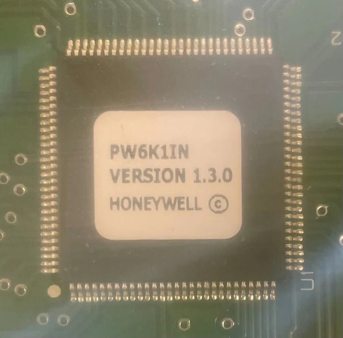 Honeywell PW6K1IN air purifier filter showing white filter component and branding for clean indoor air.