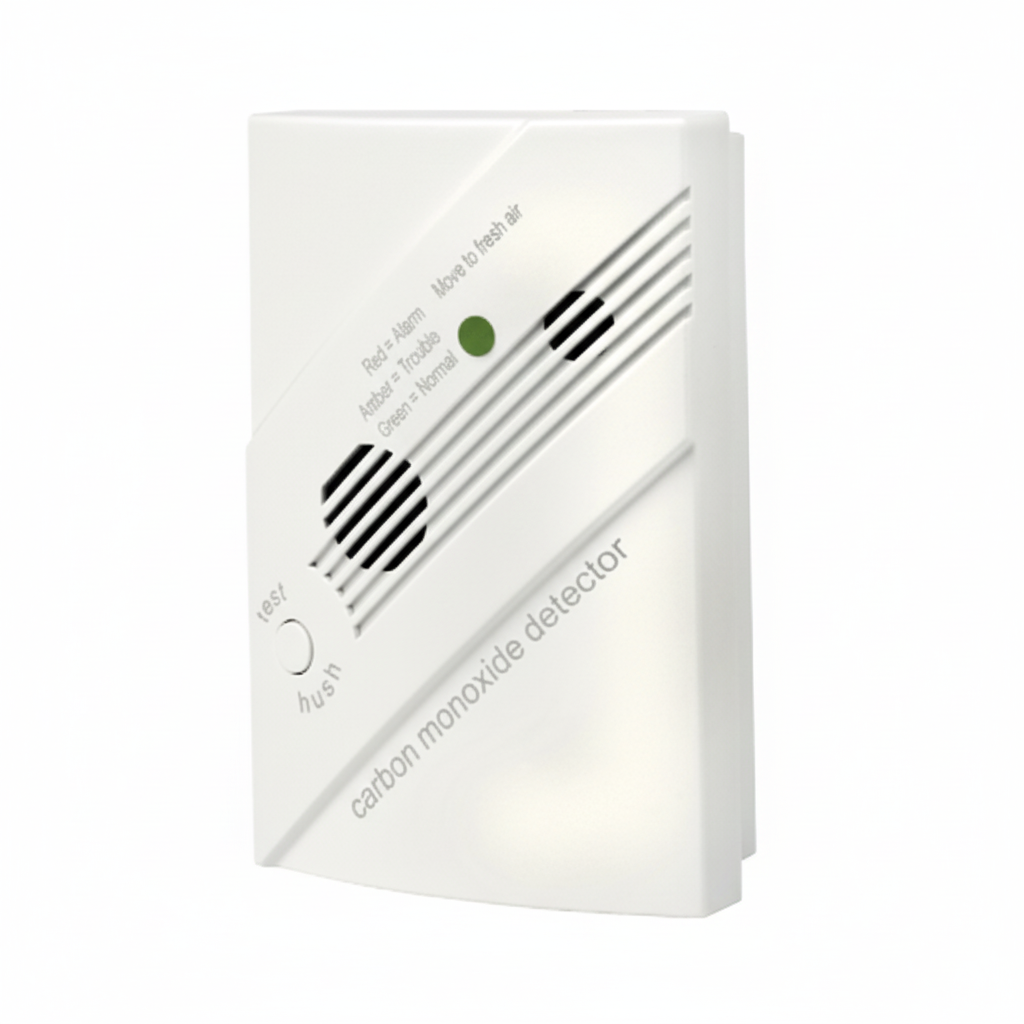 Kidde 260-CO fire alarm with sensor and wiring, designed for carbon monoxide detection in residential safety systems.