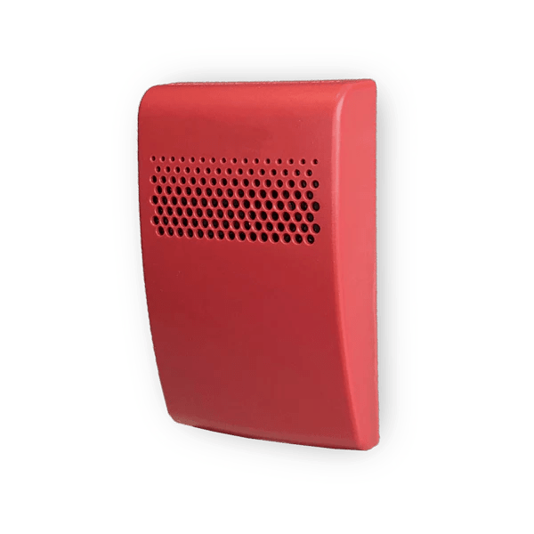 Kidde EG1ARN Jem Systems Canada fire alarm with digital display and alarm button, mounted on wall for safety detection.