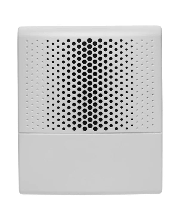 Kidde EG4AWN smoke and carbon monoxide alarm mounted on a ceiling in a home interior.