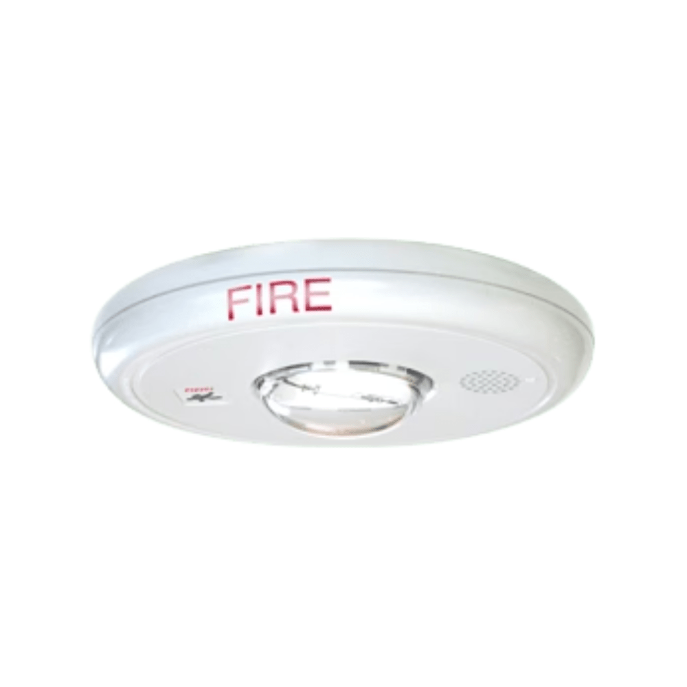 Kidde EGCF-HDVMH smoke and carbon monoxide alarm with digital display and voice alert features, mounted on a wall.