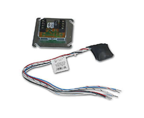Kidde 405-01 fire alarm sensor with ULC certification, mounted on a ceiling against a white background.