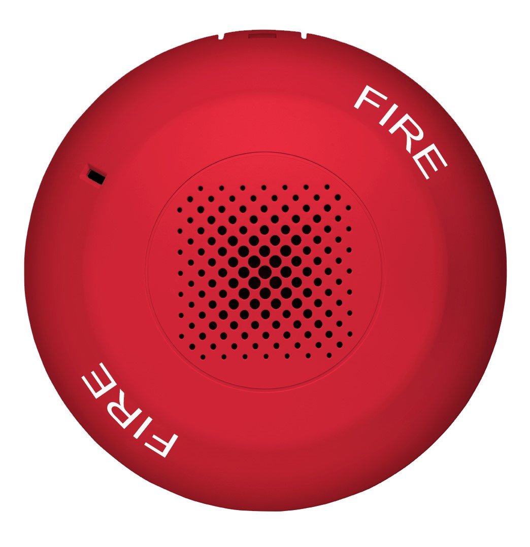 Kidde fire alarm sensor with system sensor ULC certification, mounted on a ceiling for home safety detection.