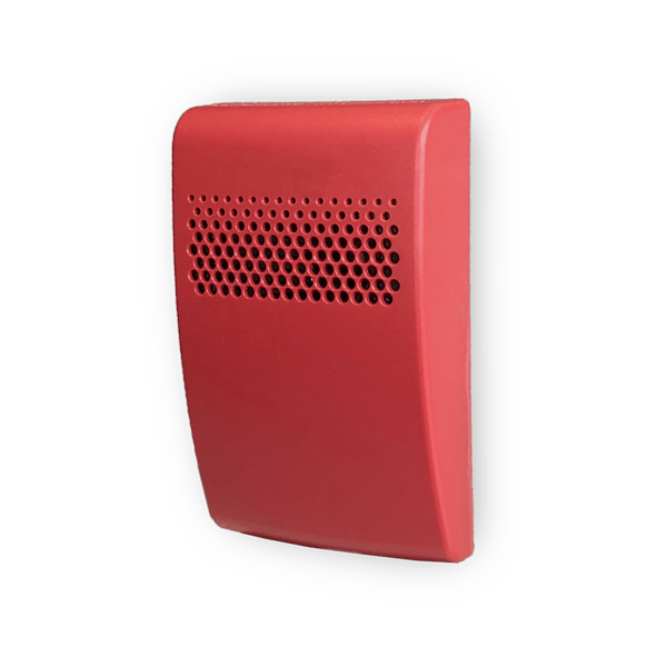 Kidde EG1ARN Jem Systems Canada fire alarm with digital display and alarm button, mounted on wall for safety detection.