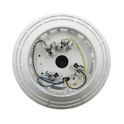 Kidde KI-ABDT smoke and carbon monoxide detector with digital display mounted on wall.
