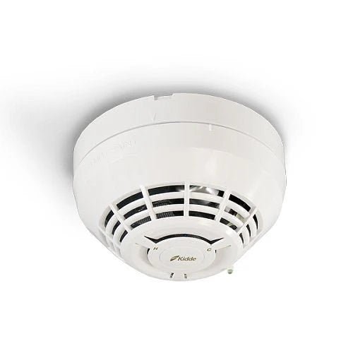 Kidde KIR-HCD hardwired interconnected smoke and carbon monoxide detector mounted on ceiling in a home.