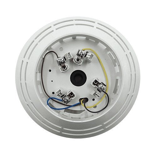 Kidde KI-ABDT smoke and carbon monoxide detector with digital display mounted on wall.