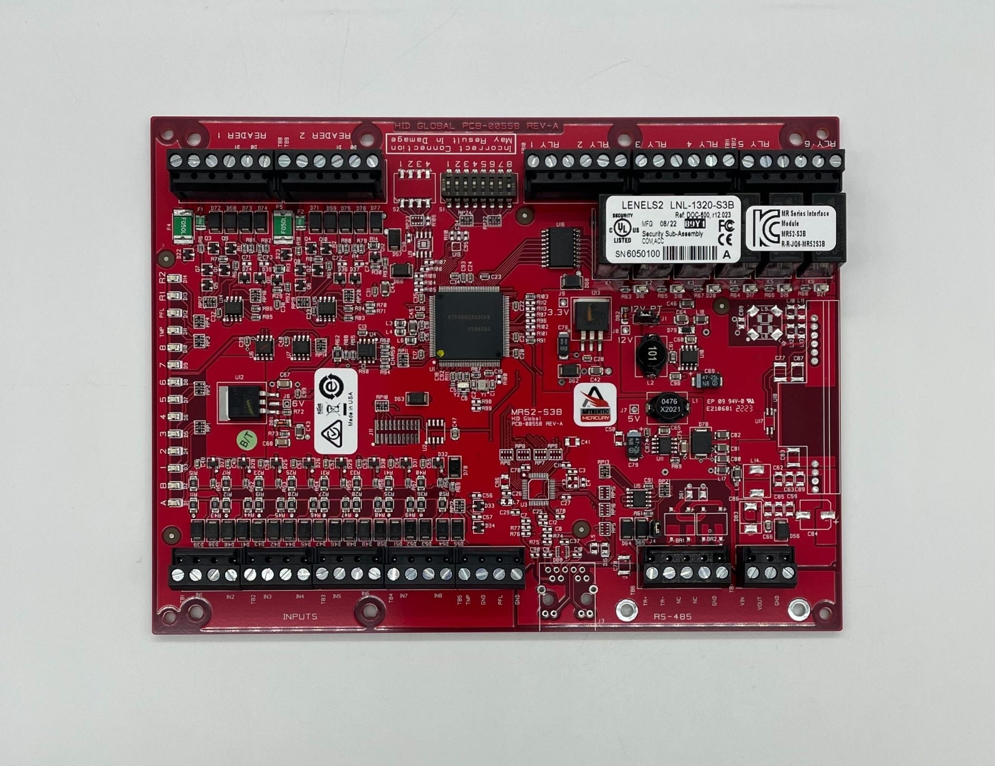 Lenel LNL-1320-S3B module by Lenel, shown in a close-up image with electronic components and circuit board details.