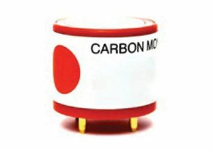 Macurco CX-CO sensor for detecting carbon monoxide, shown mounted on a wall in a home or commercial setting
