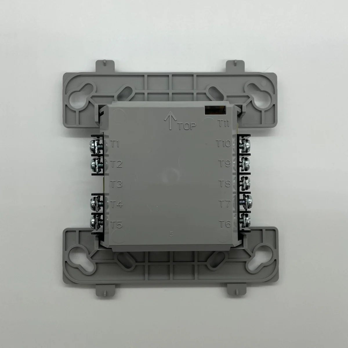Mircom MIX-M500RAP relay module with multiple relays, compact design, used in fire alarm and security systems.