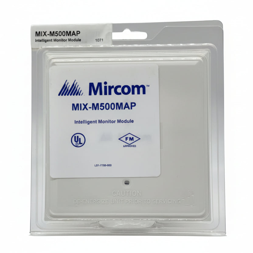Mircom MIX-M500MAP fire alarm control panel with keypad and display for building safety systems