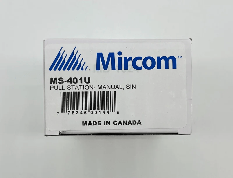 Mircom MS-401U fire alarm control panel with digital display and control buttons, designed for building safety systems.
