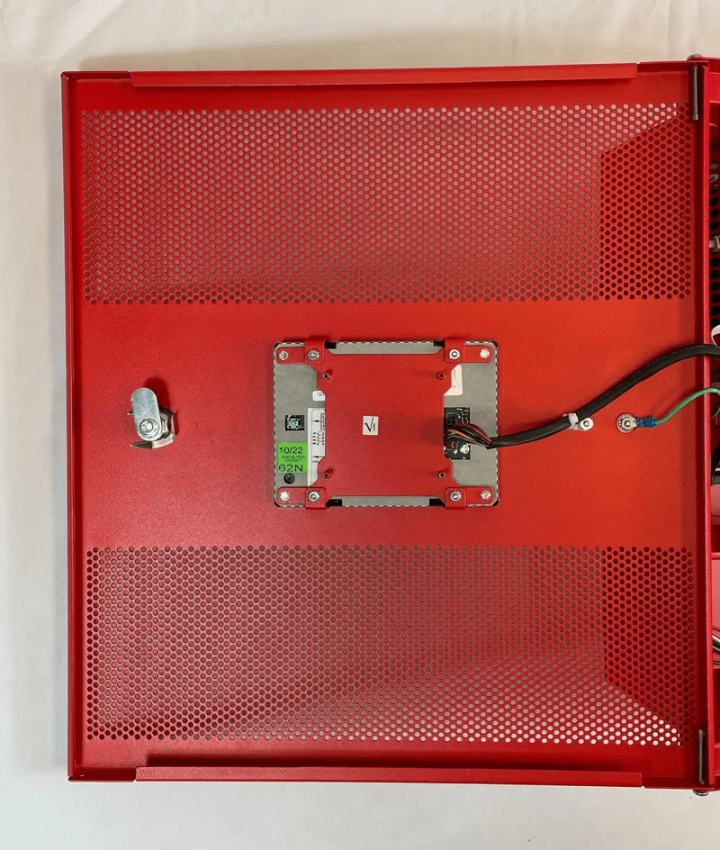 Napco FL-32FACP-LTEVS security alarm control panel with keypad and display for home or business security systems.