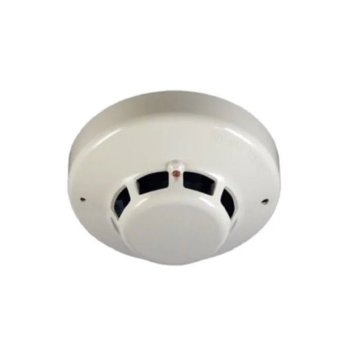 Napco FWC-FSLC-SMK-E Jem Systems smoke detector with sleek black design for fire safety in homes or offices.