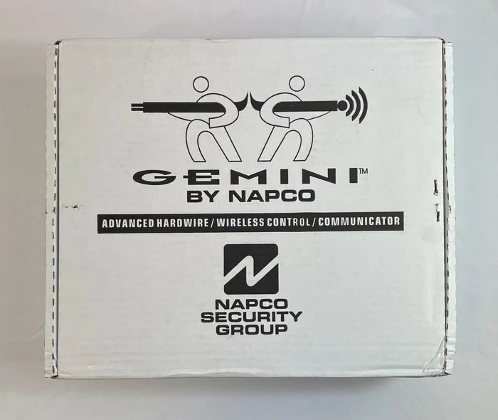 Napco GEM-P9600 JEM Security System control panel with keypad and display for home or business security.