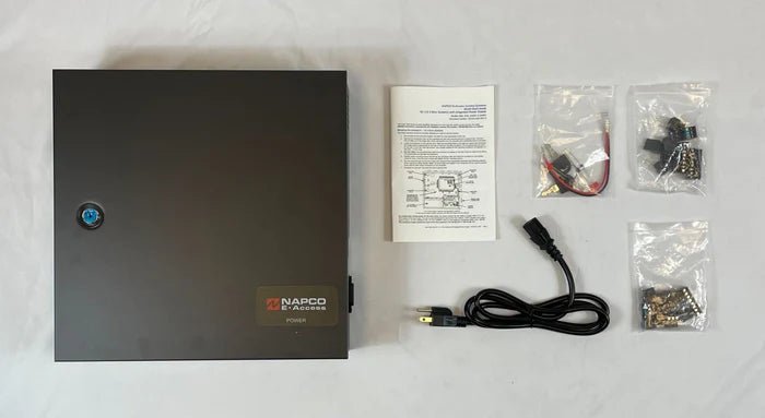 Napco NAE-4DMPL Jem Systems Canada security alarm control panel with digital display and keypad for home security.