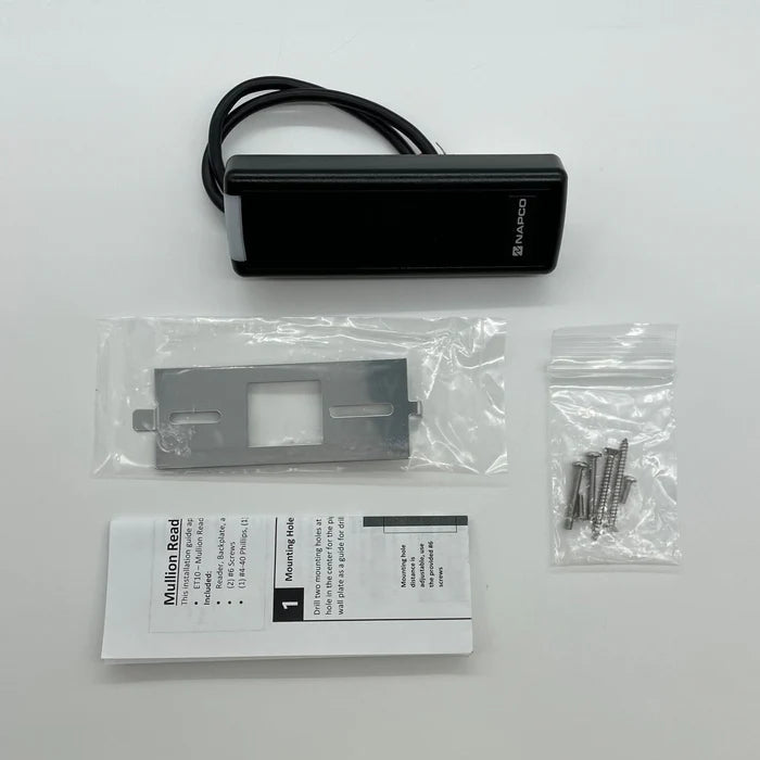 Napco NAE-ET10 security alarm system with keypad and sensors, designed for home or business security.