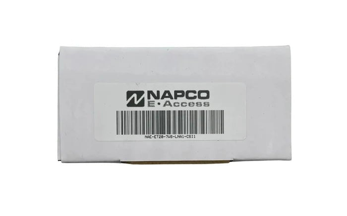Napco NAE-ET20 alarm system control panel with display and keypad, used for home security management.