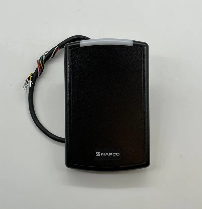 Napco NAE-ET20 security alarm system panel with keypad and display for home or business security.