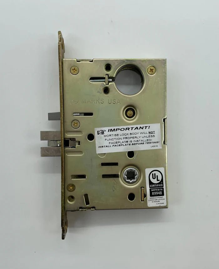 Napco PDL6600CRL/26D digital door lock with keypad and keypad on sleek black finish, installed on a modern door.