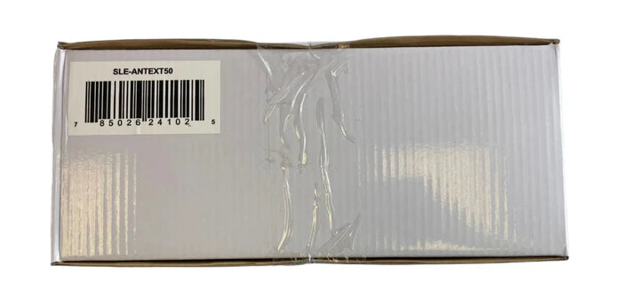 Napco SLE-ANTEXT30 extended-range antenna for security systems, shown in a close-up with a white background.
