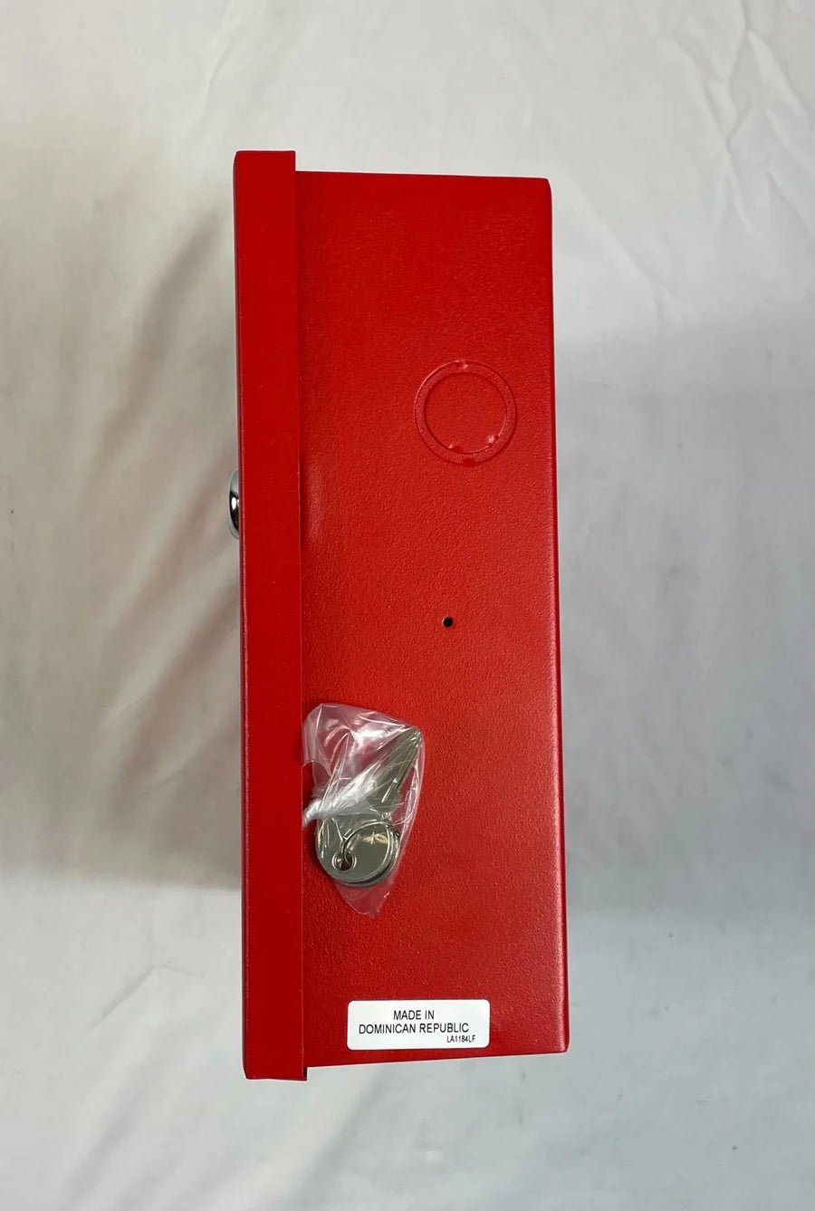 Napco SLE-LTEV-CFB-PS alarm control panel with keypad and display for security system management.