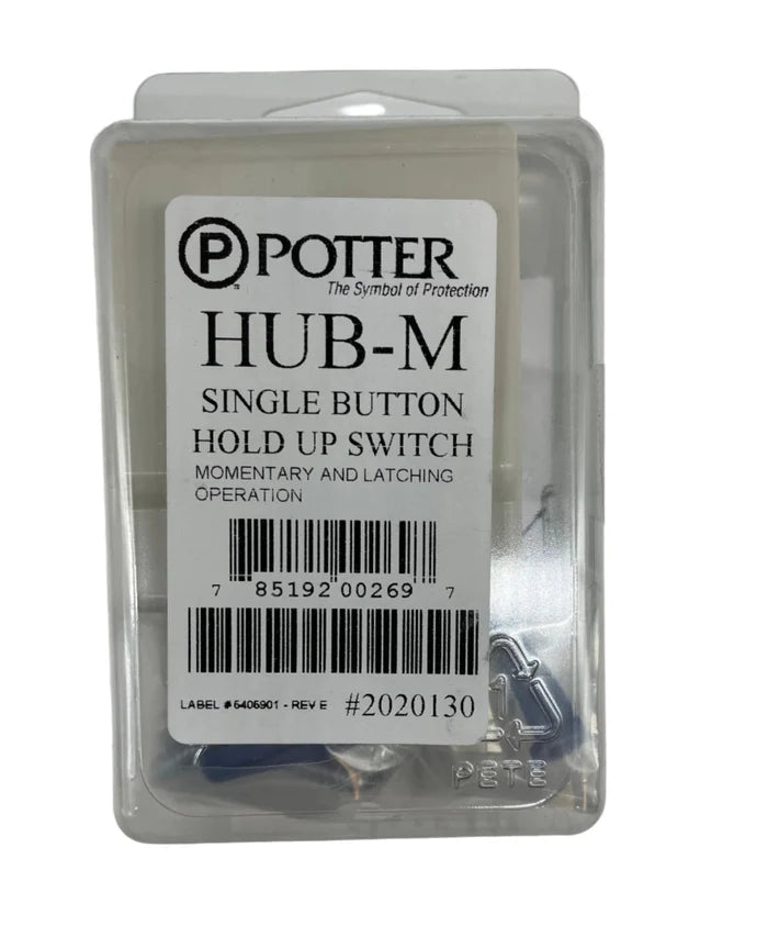 Potter HUB-M Jem Systems Canada network hub with multiple Ethernet ports and compact design for reliable data connectivity.