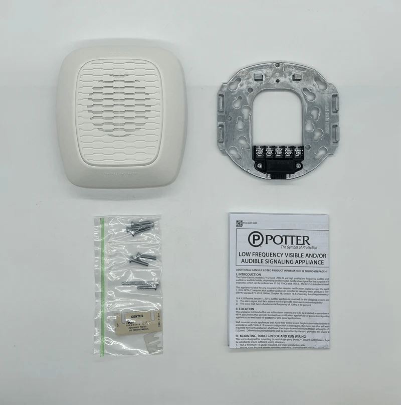 Potter LFH-24W Jem Systems Canada device with digital display and control buttons, mounted on a wall.