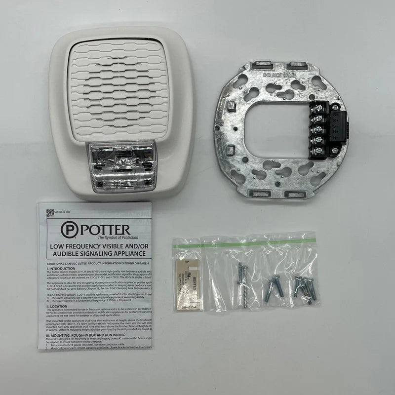 Potter LFHS-110W Jem Systems Canada industrial sensor with a compact design and wiring connections visible in the image.