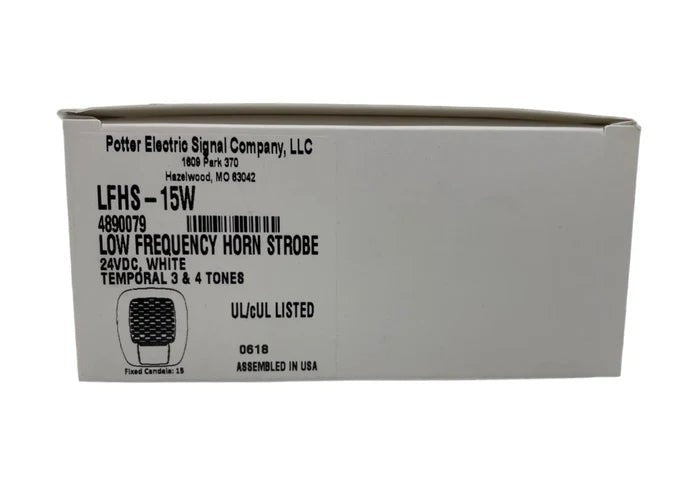 Potter LFHS-15W Jem Systems Canada industrial heater with metallic body and control panel, designed for efficient heating applications